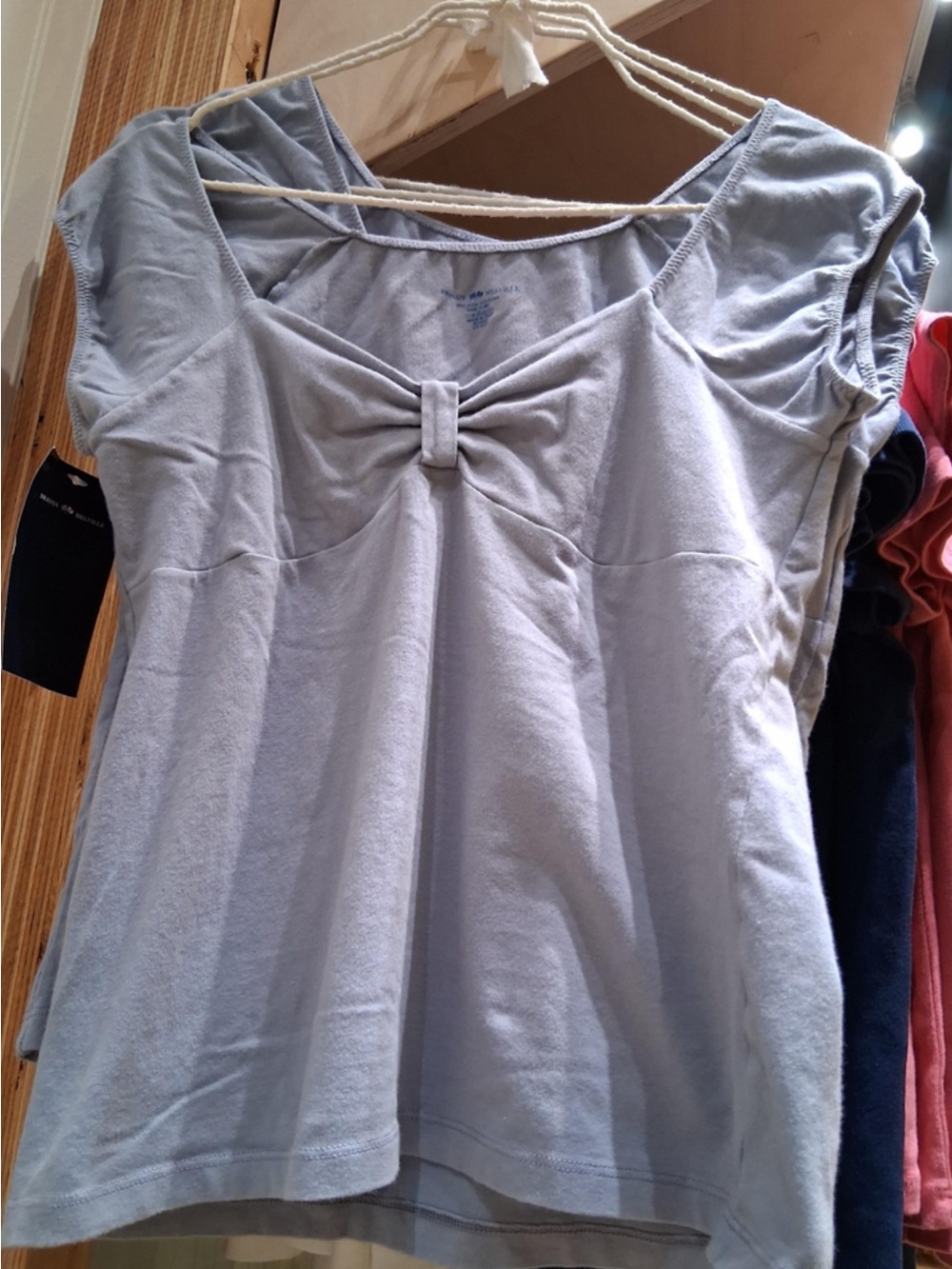 RARE BARANDY MELVILLE!!! periwinkle blue John Galt Eden top